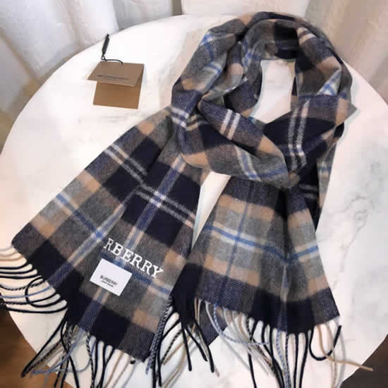 Women Scarves Autumn Winter New Female Wool Scarf Fake Burberry Scarves 18